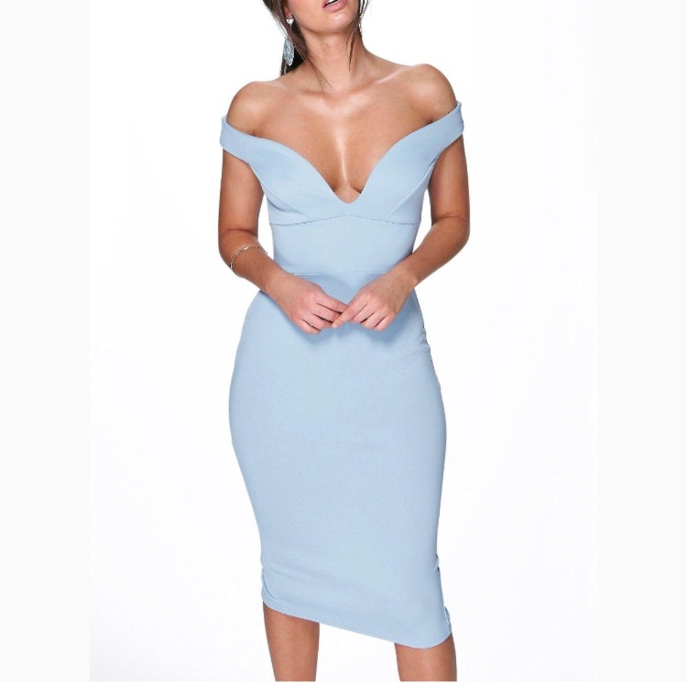 Boohoo bodycon midi dress